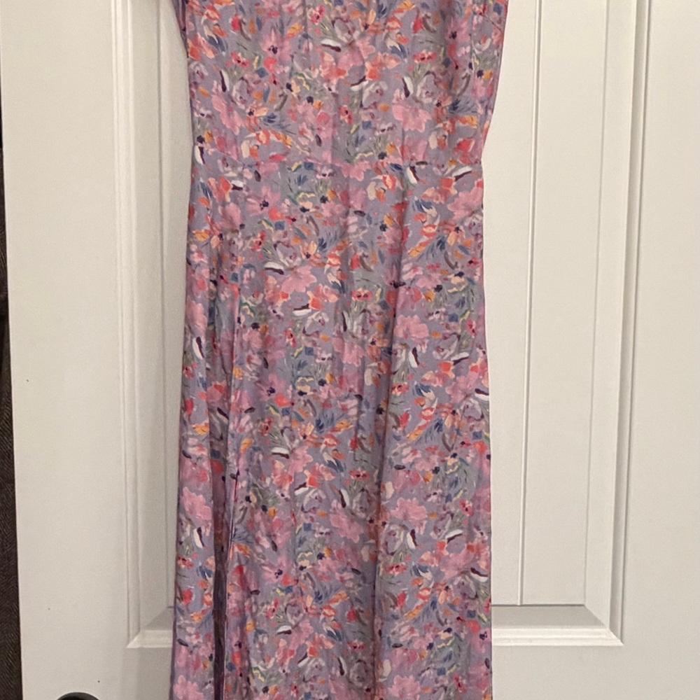 Olivaceous Multicolor Floral Maxi Dress